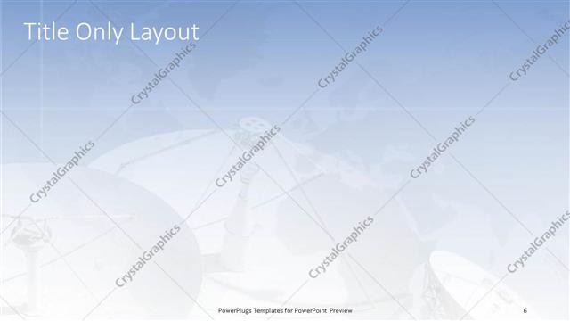 Title Only presentation slide layout