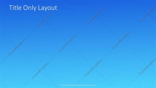 Title Only presentation slide layout