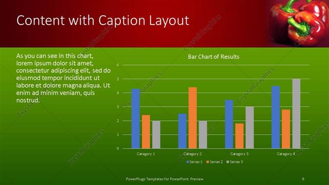 Content with Caption presentation slide layout