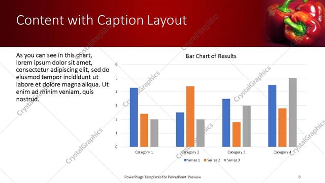 Content with Caption presentation slide layout