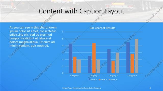 Content with Caption presentation slide layout