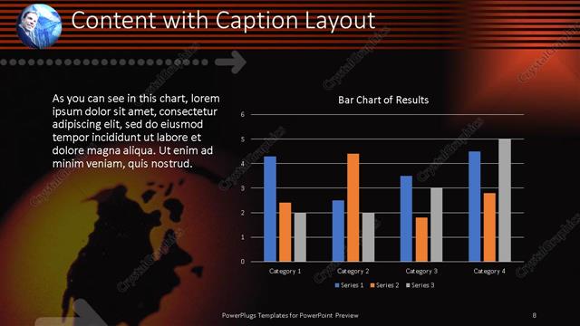Content with Caption presentation slide layout