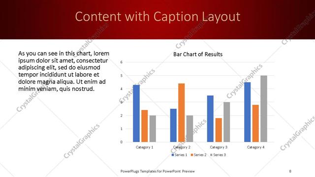 Content with Caption presentation slide layout