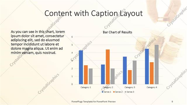 Content with Caption presentation slide layout