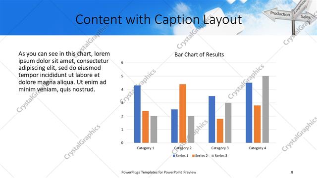 Content with Caption presentation slide layout