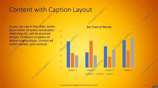 Content with Caption presentation slide layout