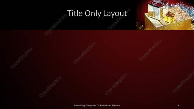 Title Only presentation slide layout