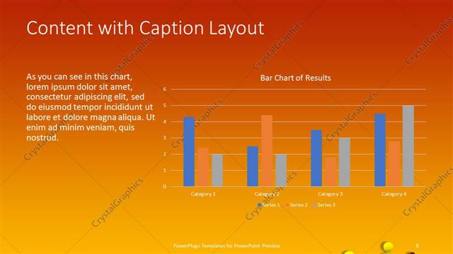 Content with Caption presentation slide layout