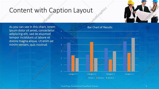 Content with Caption presentation slide layout