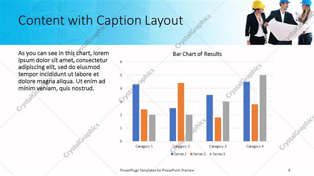 Content with Caption presentation slide layout