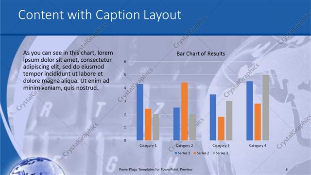 Content with Caption presentation slide layout