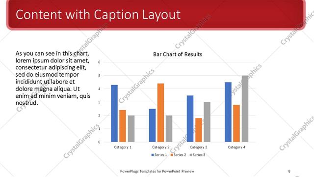 Content with Caption presentation slide layout