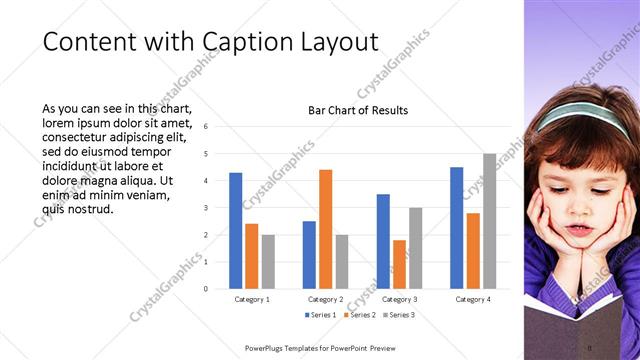 Content with Caption presentation slide layout