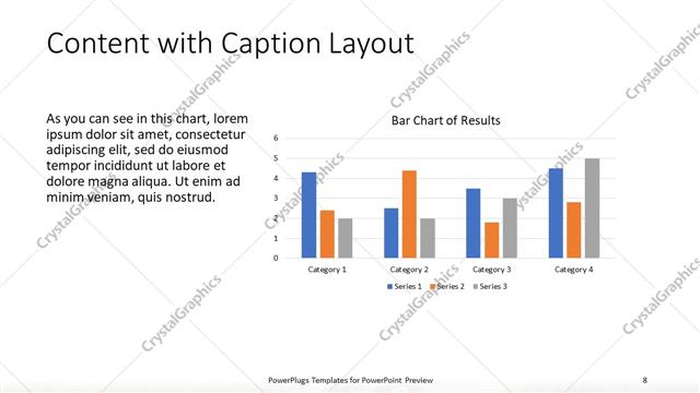 Content with Caption presentation slide layout