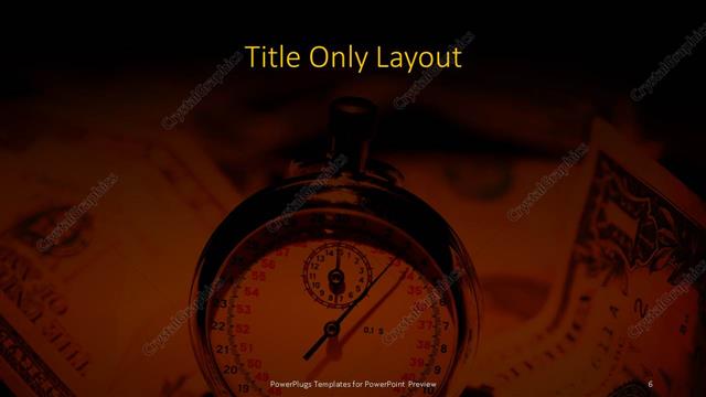 Title Only presentation slide layout
