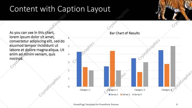 Content with Caption presentation slide layout
