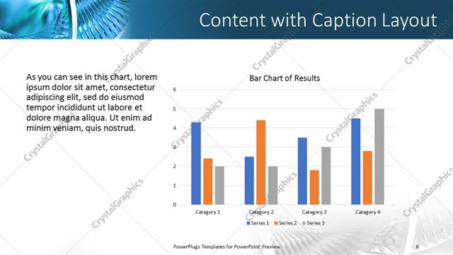 Content with Caption presentation slide layout