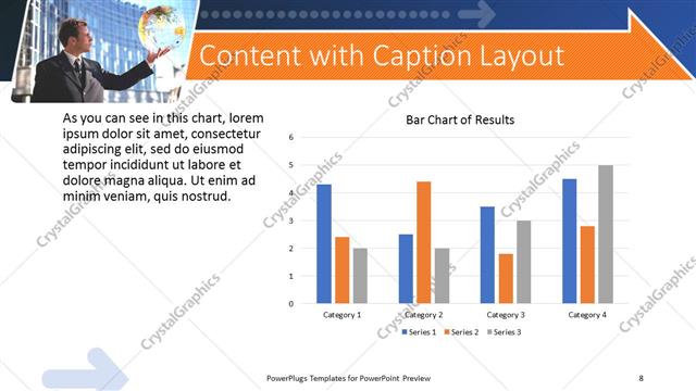 Content with Caption presentation slide layout