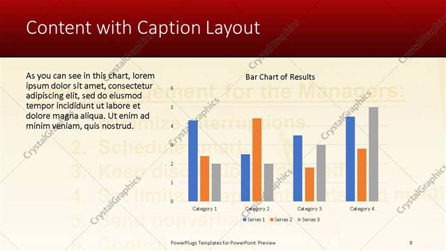 Content with Caption presentation slide layout