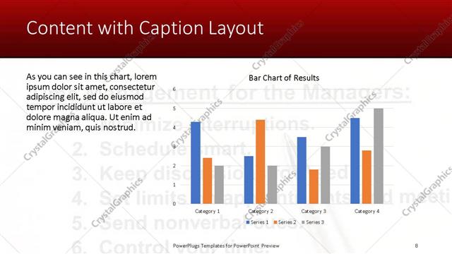 Content with Caption presentation slide layout