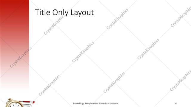 Title Only presentation slide layout