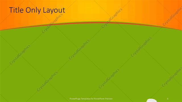 Title Only presentation slide layout