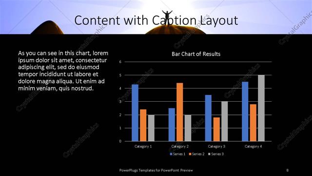 Content with Caption presentation slide layout