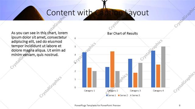 Content with Caption presentation slide layout