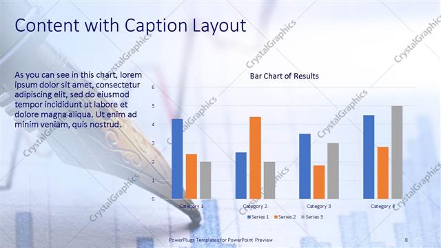 Content with Caption presentation slide layout