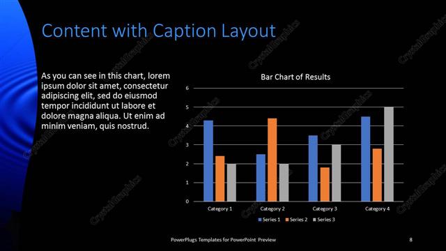 Content with Caption presentation slide layout