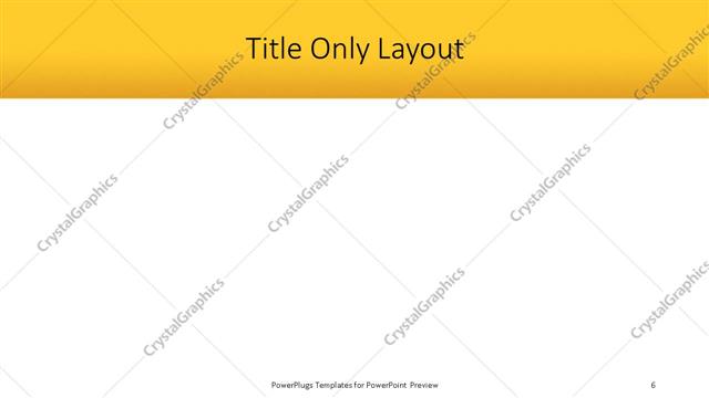 Title Only presentation slide layout