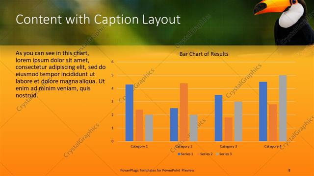 Content with Caption presentation slide layout