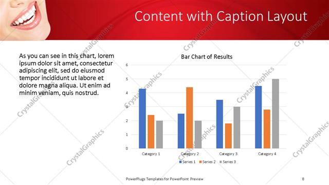 Content with Caption presentation slide layout