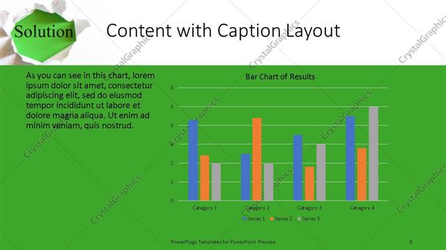 Content with Caption presentation slide layout