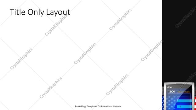 Title Only presentation slide layout