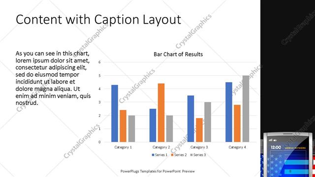 Content with Caption presentation slide layout