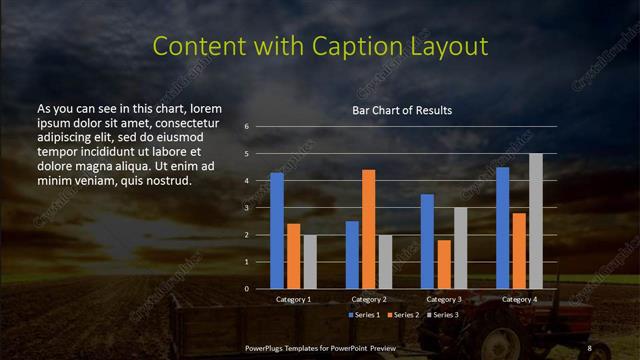 Content with Caption presentation slide layout