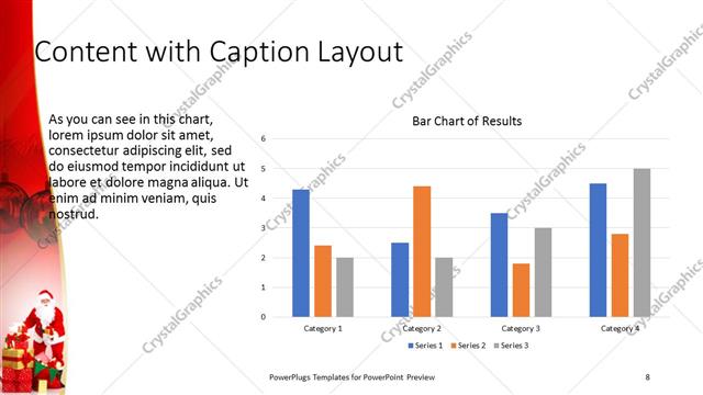 Content with Caption presentation slide layout