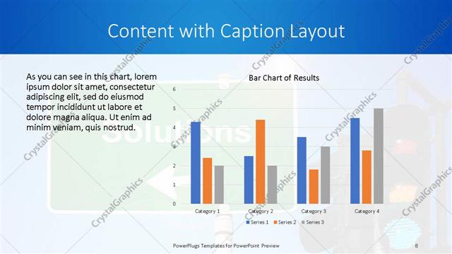 Content with Caption presentation slide layout