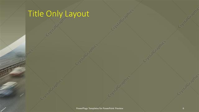 Title Only presentation slide layout