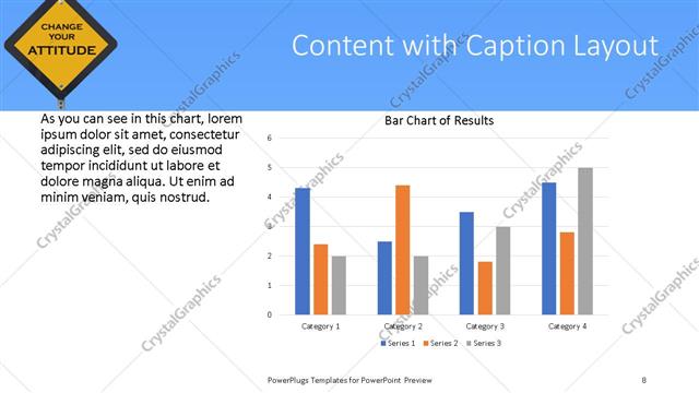 Content with Caption presentation slide layout