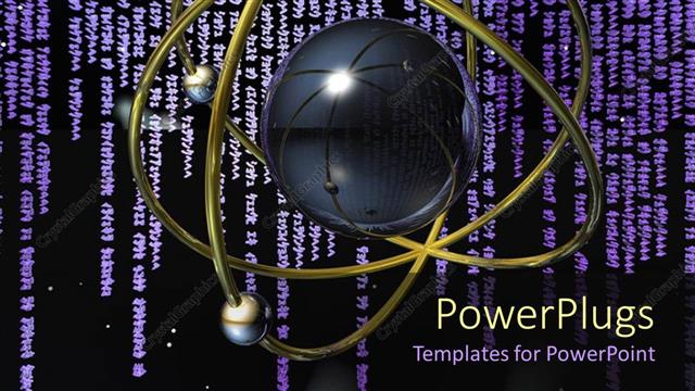  Presentation with matrix code - The transfer of the internet information and the binary code