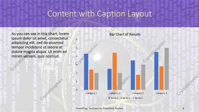 Content with Caption presentation slide layout