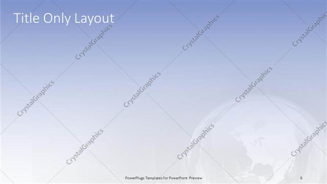 Title Only presentation slide layout