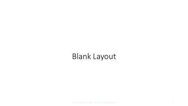 Blank presentation slide layout