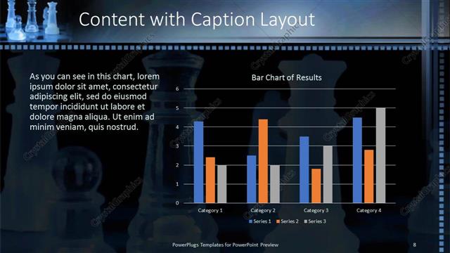 Content with Caption presentation slide layout