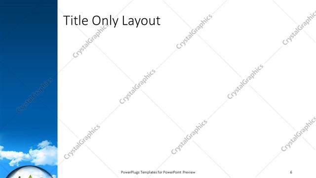 Title Only presentation slide layout