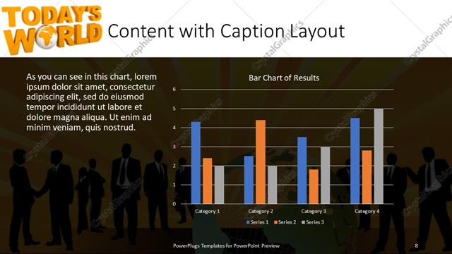 Content with Caption presentation slide layout
