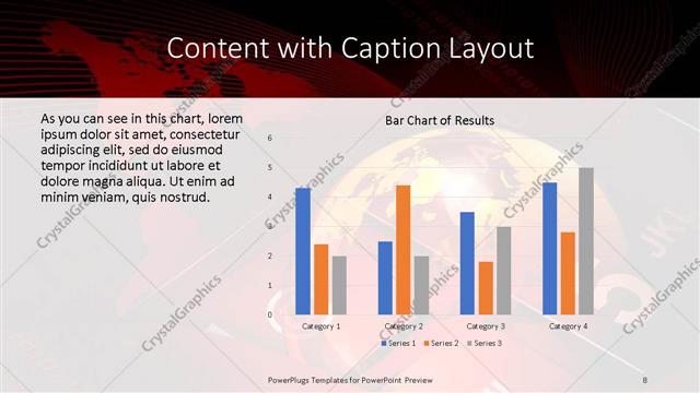 Content with Caption presentation slide layout