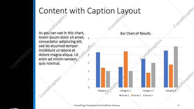 Content with Caption presentation slide layout